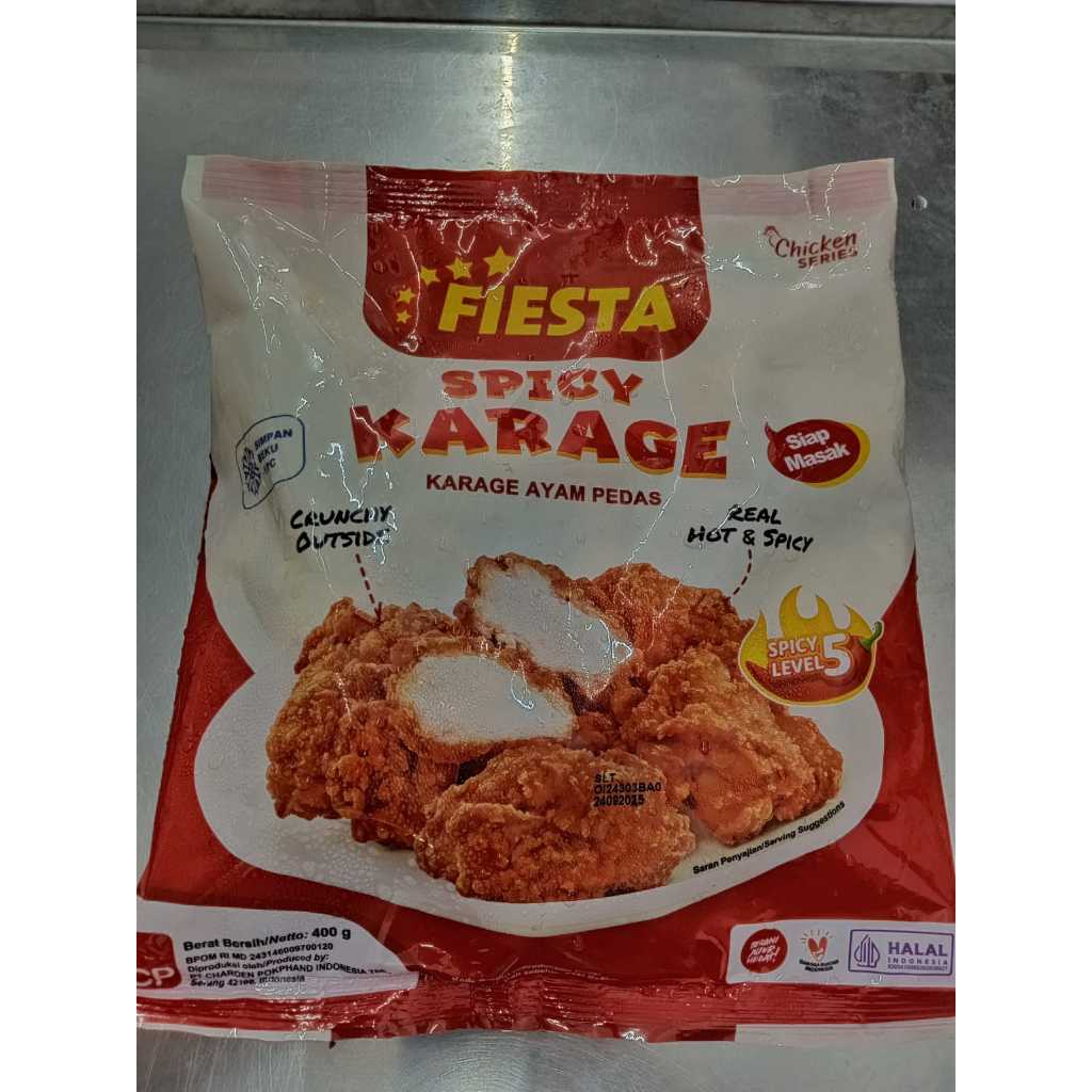 

NEW FIESTA SPICY KARAGE 400 GR / KARAGE PEDAS