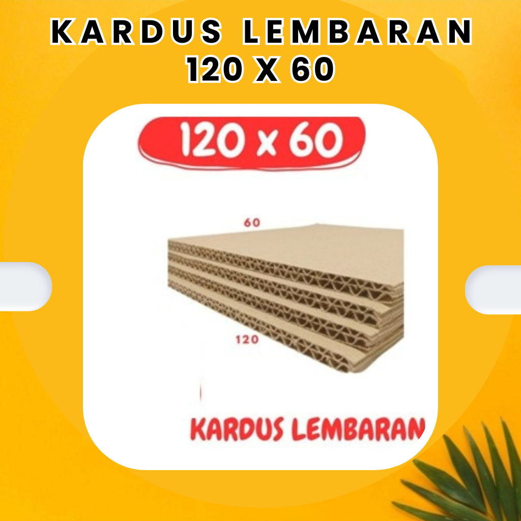 

Sheet Lembaran 120x60 Kardus Polos Double Wall Bahan Coklat Karton Lembaran
