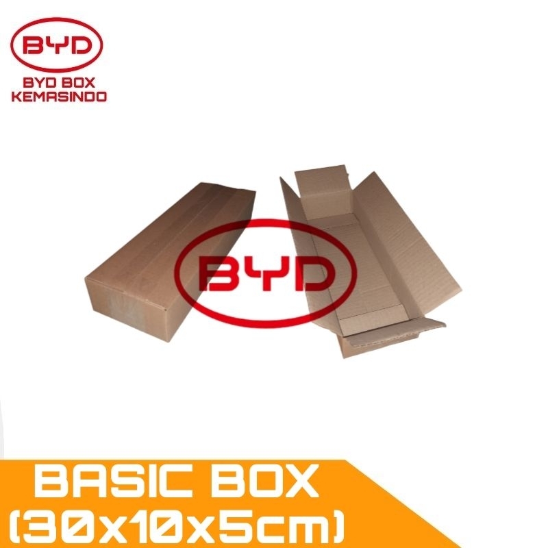 

30x10x5cm Kardus Basic Box Karton Polos | Baru | Murah - Kardus Packing Online Shop
