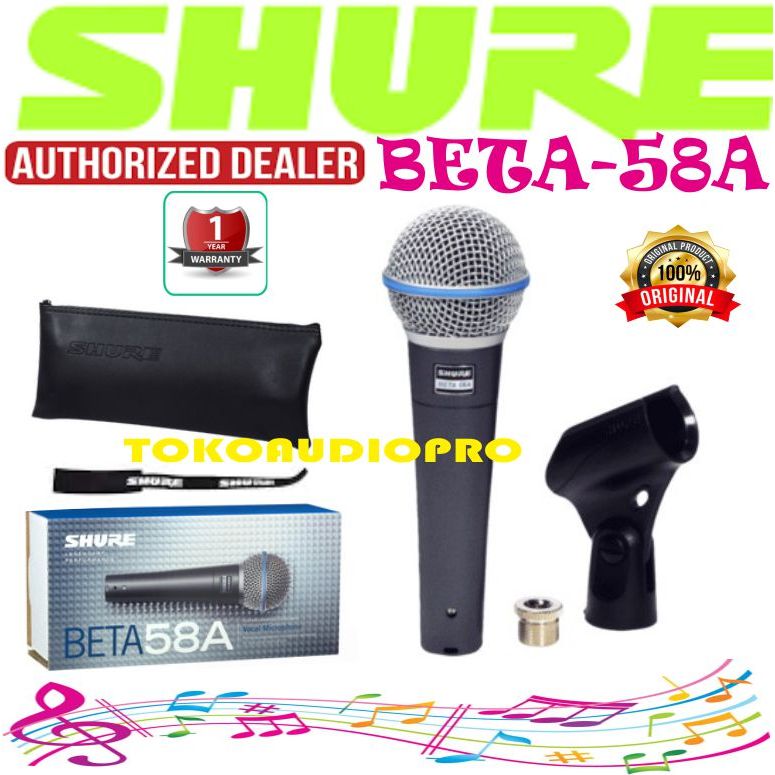 Shure BETA 58A Vocal Microphone Original Shure BETA58A