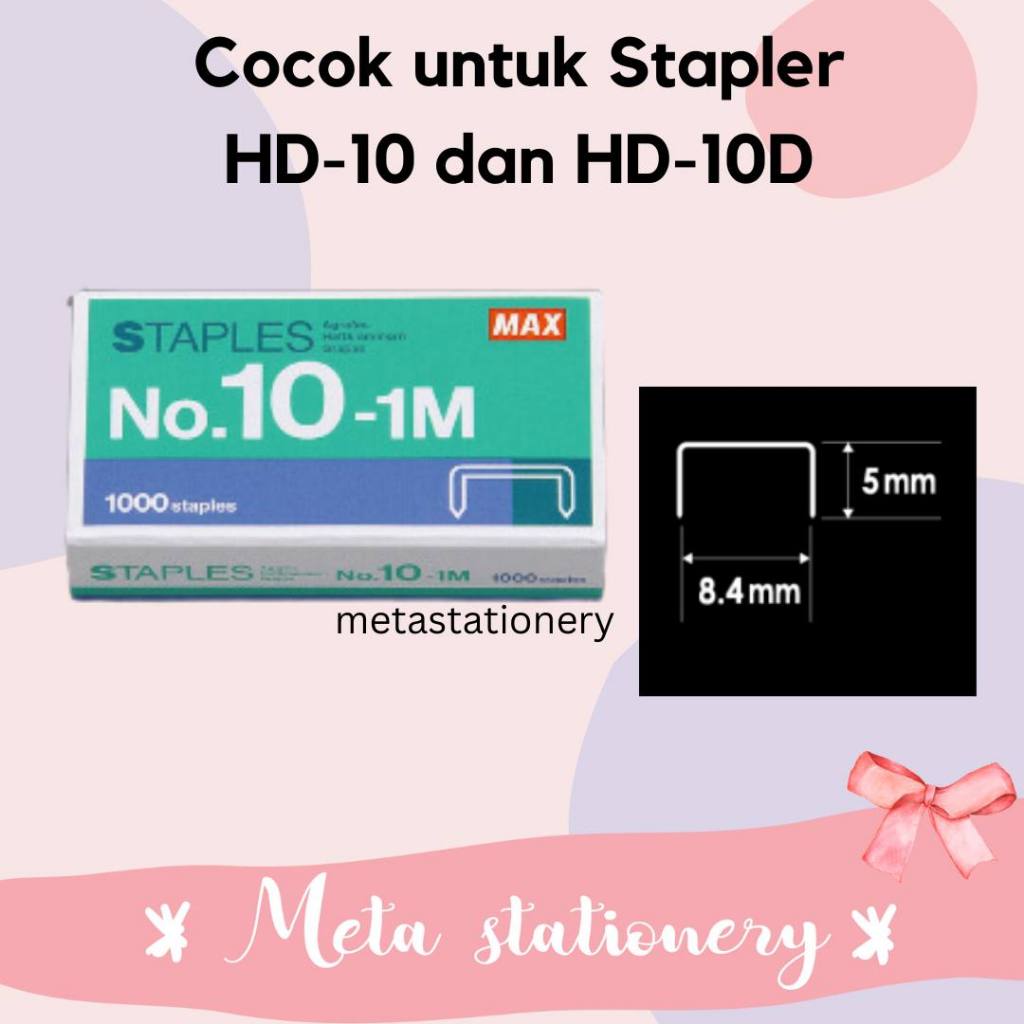 

Isi Staples MAX No 10 (1pc)