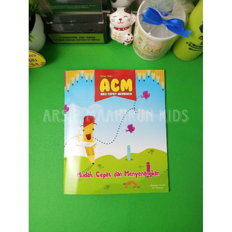 Buku Metode Aku Cepat Membaca (ACM) Latin untuk Belajar Anak PAUD TK SD/MI Satuan dan Grosir