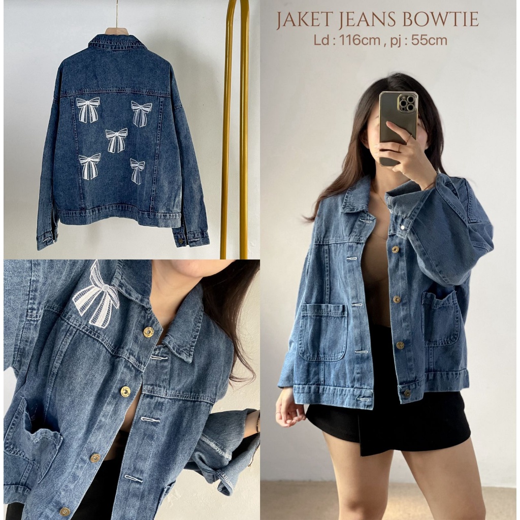 BOO - BL Jaket Jeans Bowtie