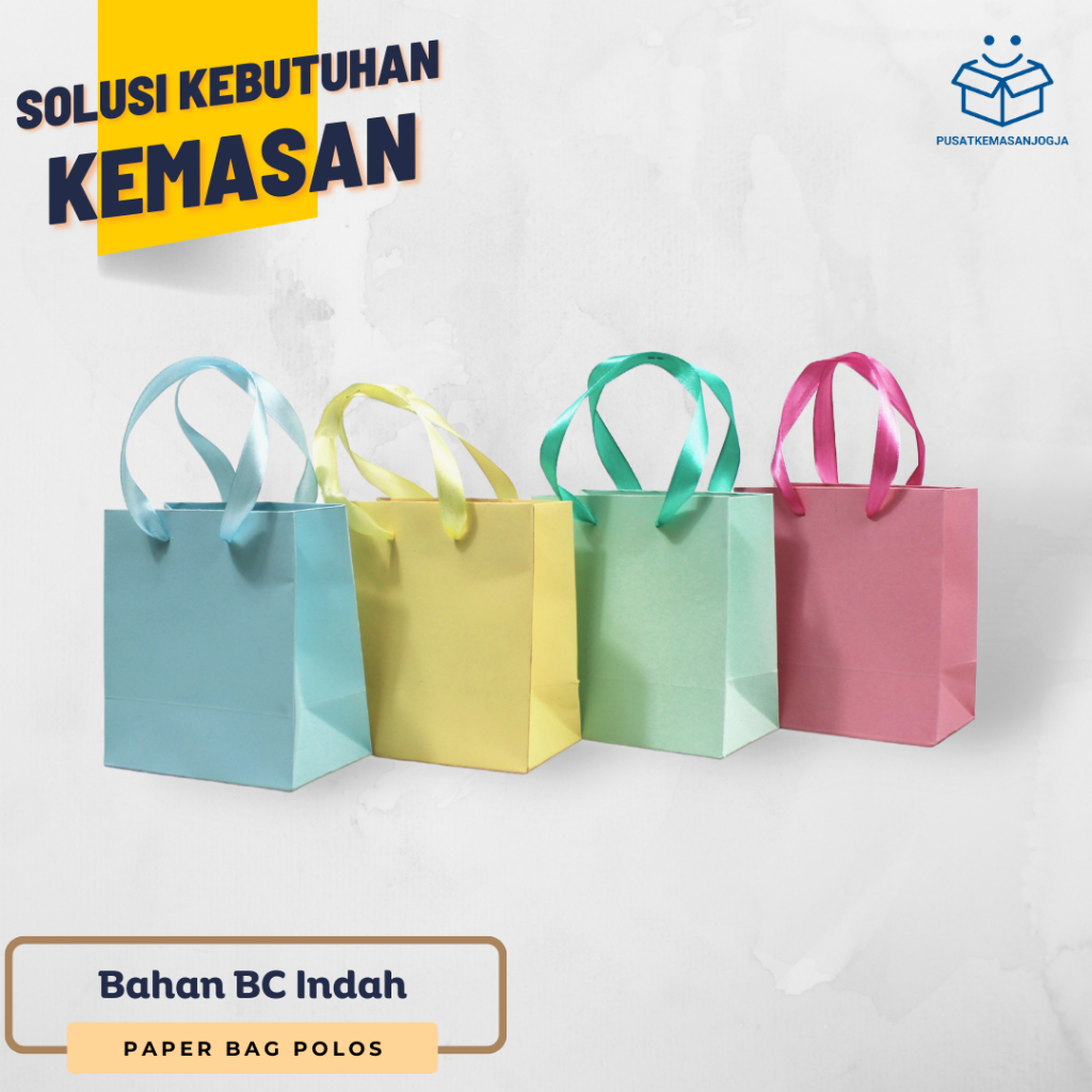 

Paper Bag Jogja / Paper bag Warna / Paperbag kecil ukuran 12 x 7 x 13 cm