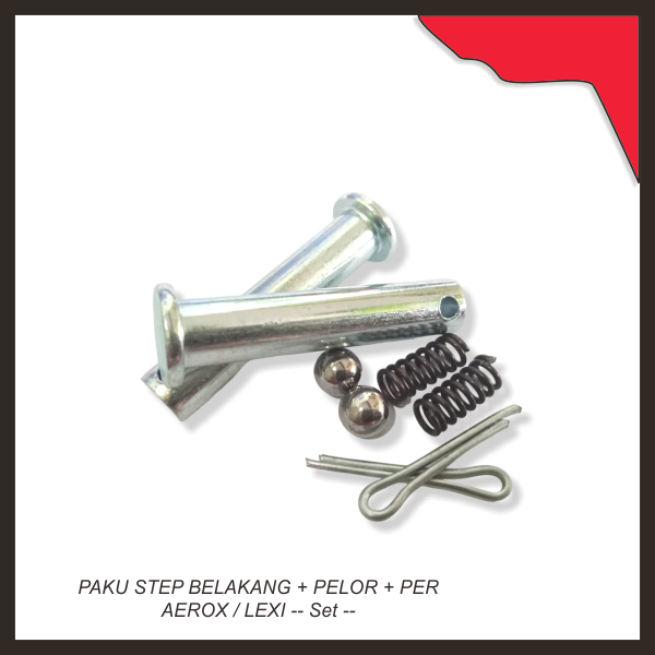 Paku Step Belakang + Pelor + Per Aerox / Lexi -- Set --