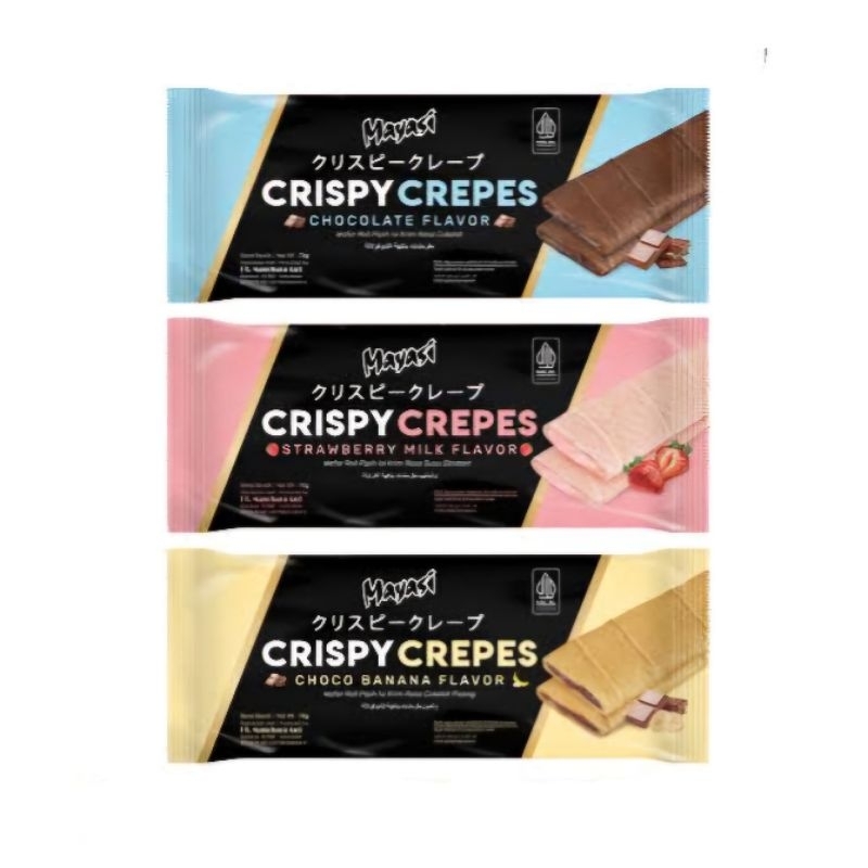 

Mayasi Crepes Rasa Choco Banana / Chocolate / Strawberry 75 gr