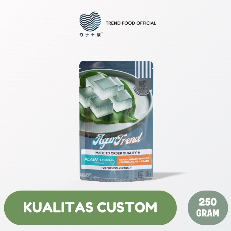 

TrendFood Official Custom Agar-Agar Powder 250 Gram, Tepung agar-agar custom