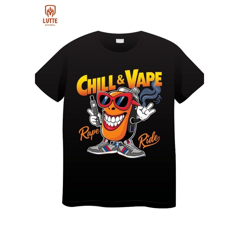 T-shirt Lengan Pendek | Chill & Vape Original Product