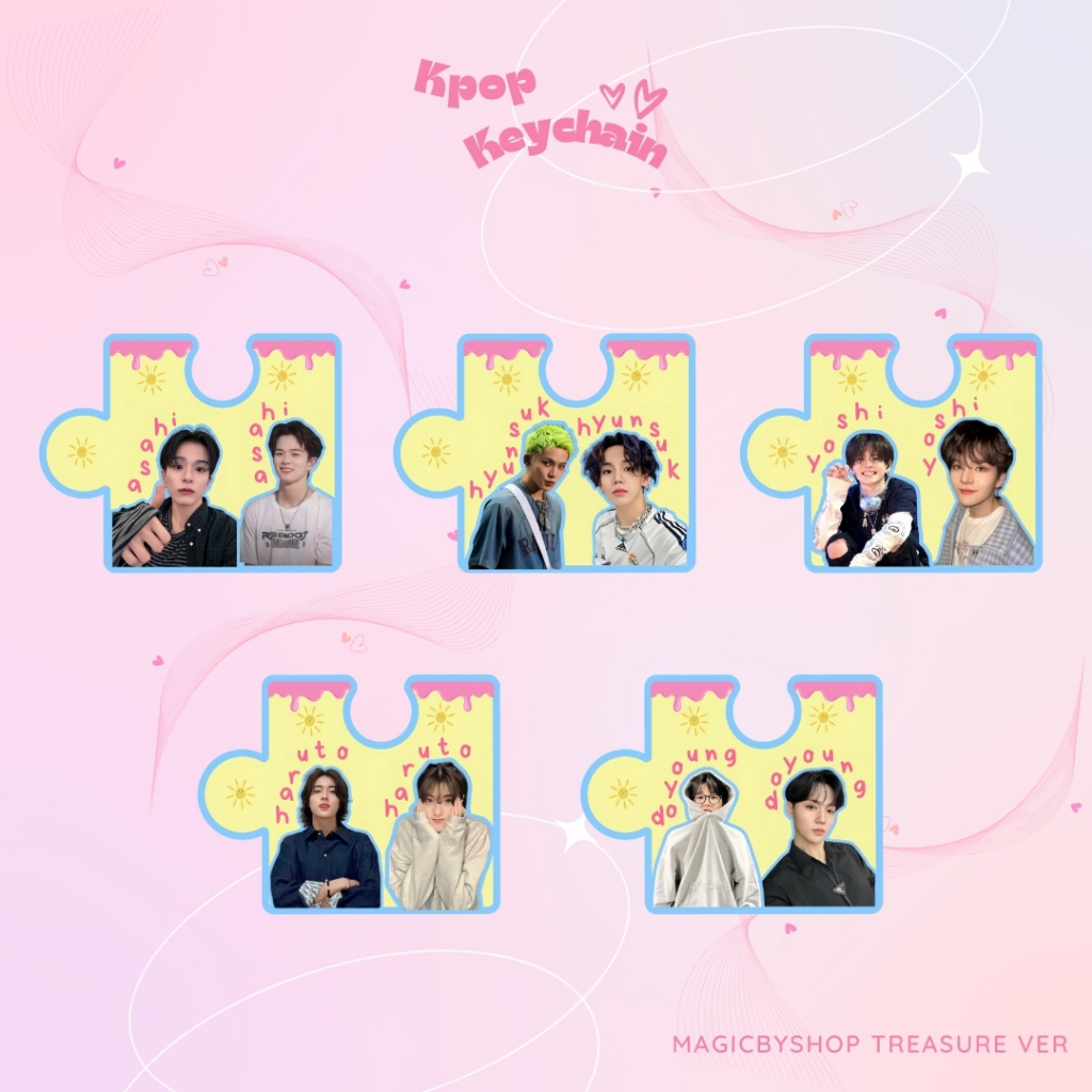 [Pre Order] Gantungan Kunci Treasure Keychain Treasure Ganci Treasure Keychain Kpop Ganci Kpop