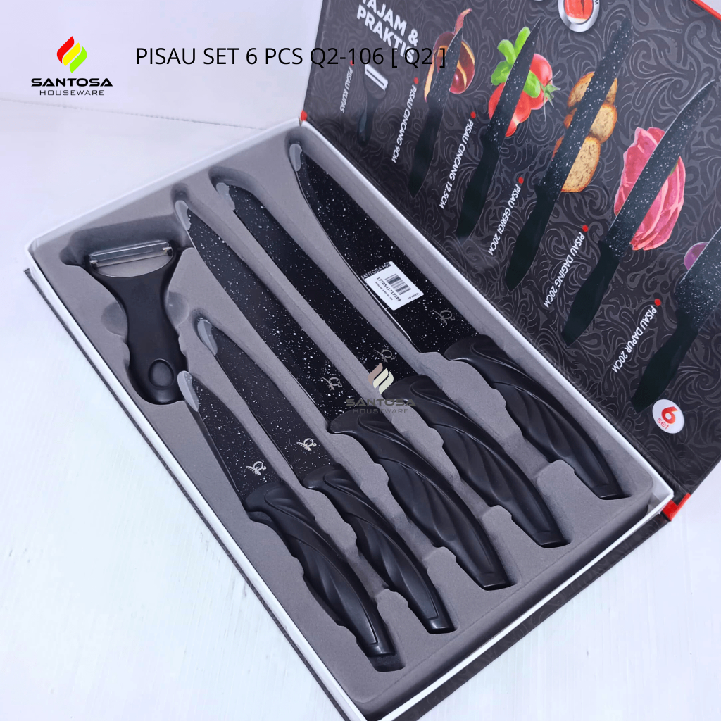 Pisau set 6 Pcs Q2-106 [ Q2 ]