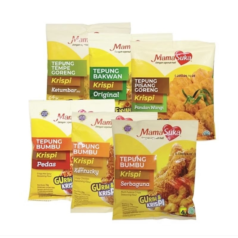 

Mamasuka Tepung Serbaguna 70g/80g x5pcss