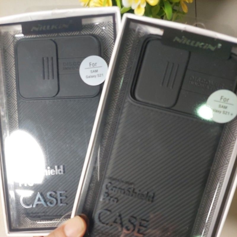 Case Camshiled Nillkinnnn For Samsung S21 Samsung S21 Plus S21+ Premium Hardcase Original