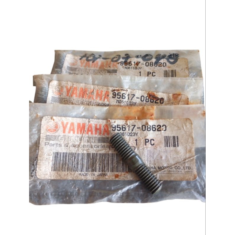 BOLT BAUT TANAM KNALPOT YAMAHA JUPITER MX VIXION OLD ORI ORIGINAL MADE IN JAPAN YGP 95617-08620