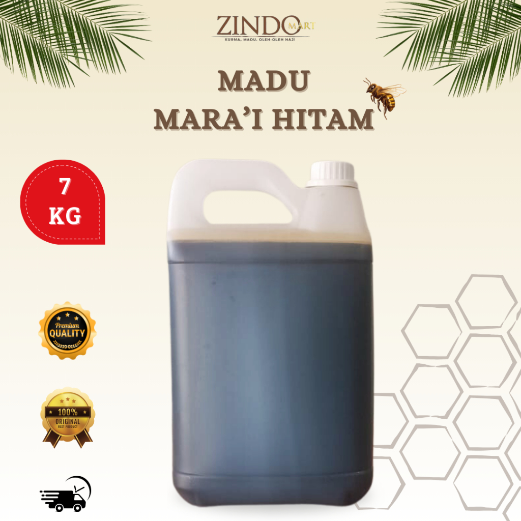 

MADU MARA'I HITAM 7KG ASLI MURNI / MADU ORIGINAL PURE RAW HONEY HIGH QUALITY / MADU MARAI YAMAN