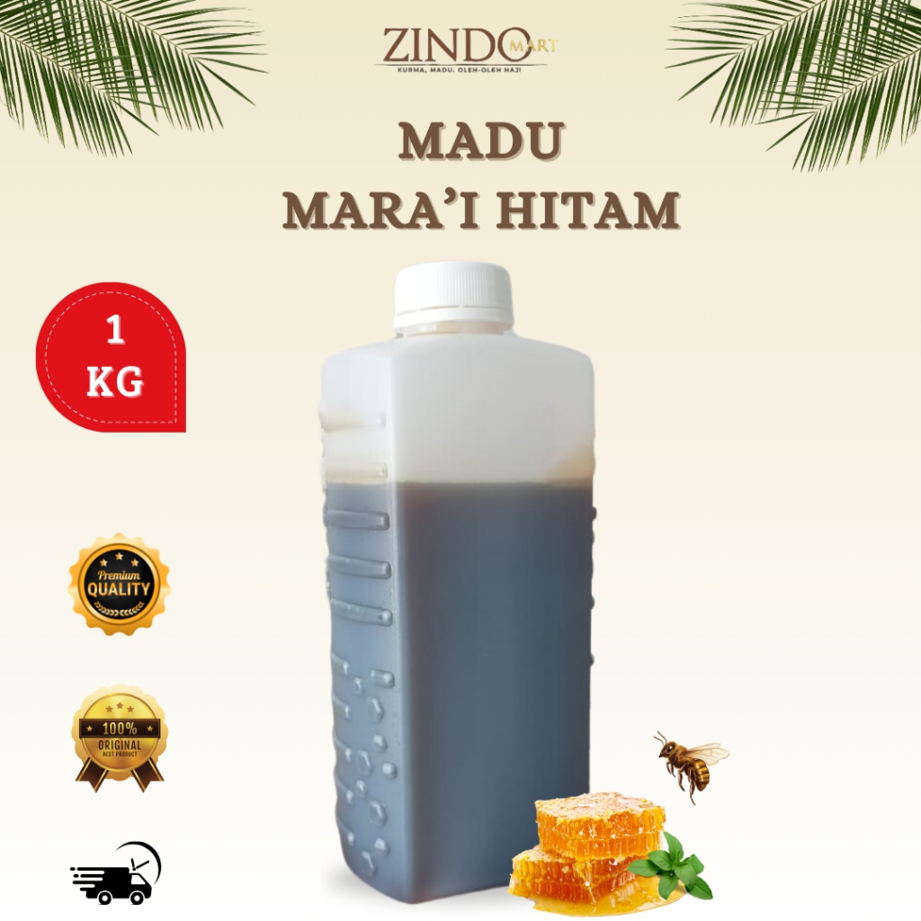 

MADU MARA'I HITAM 1KG ASLI MURNI / MADU MARAI PURE RAW HONEY ORIGINAL YAMAN