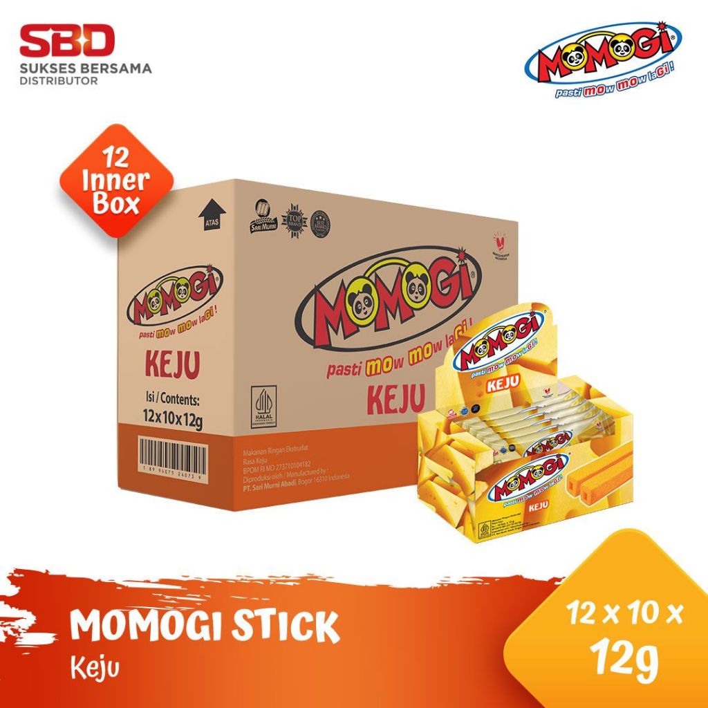 

Momogi Stick Keju 12gr (1 Karton @ 12 Box)