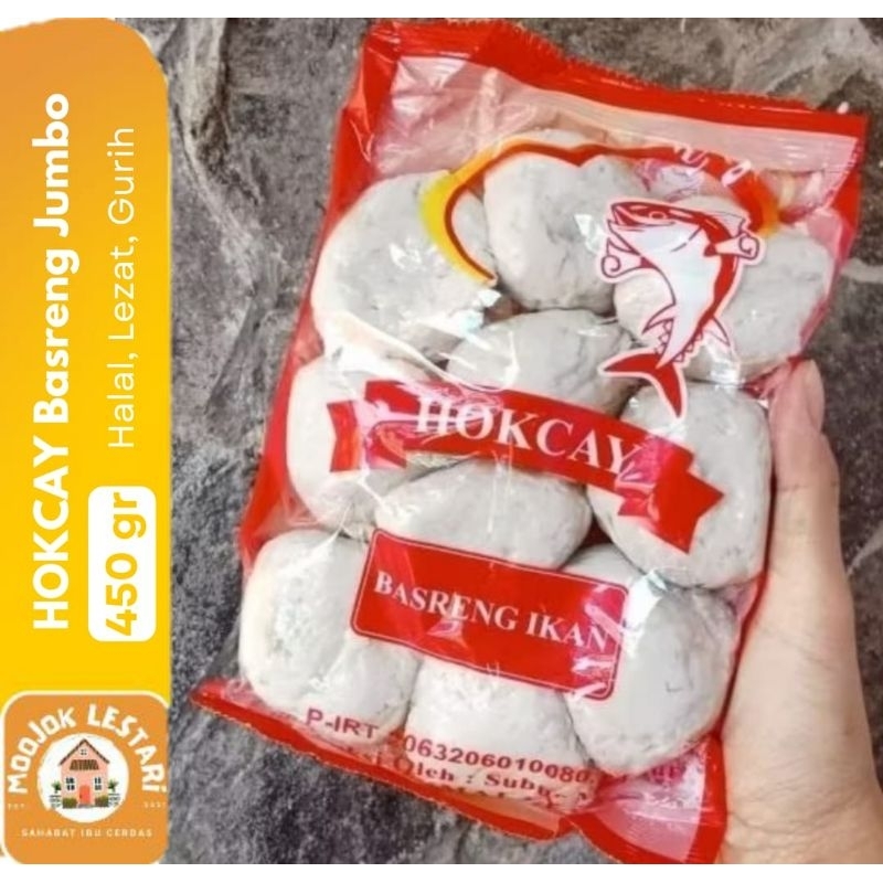 

Hokcay Basreng Ikan JUMBO 440gr isi 10 Baso Frozen Siap Goreng Murah Halal