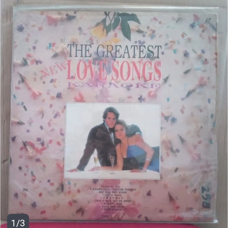 Laserdisc The Greatest New Love Songs Karaoke