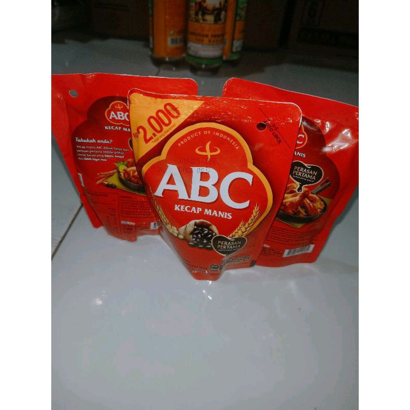 

18 pcs kecap manis ABC kemasan 2000