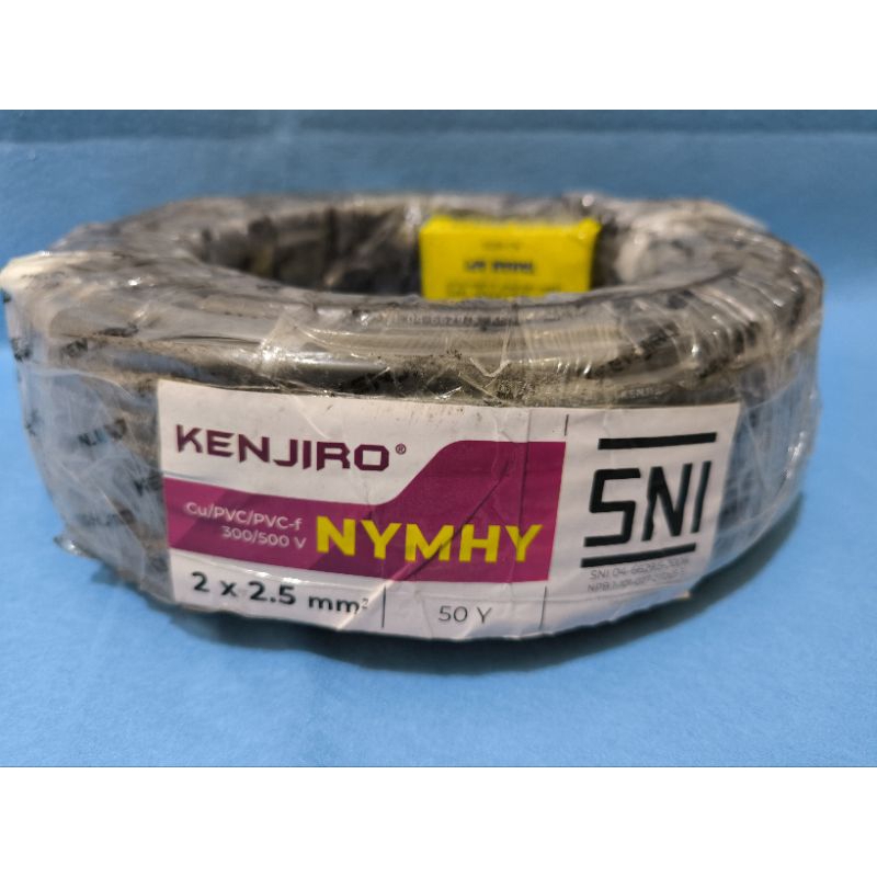 kabel serabut NYMHY 2 x2.5 TEMBAGA MURNI SNI KENJIRO
