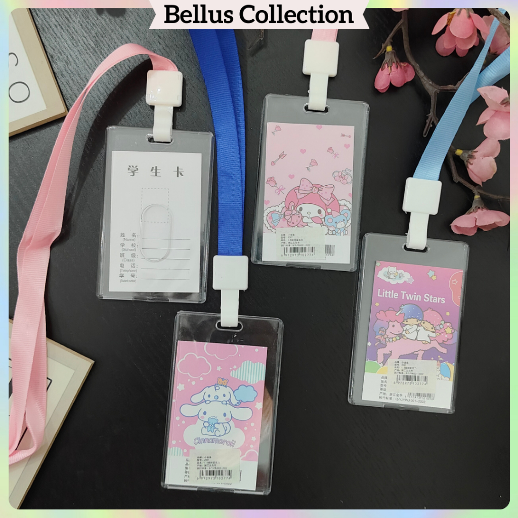 

GANTUNGAN NAME TAG ID CARD LANYARD PREMIUM ✨KUROMI MELODY CINAMONROLL✨ HOLDER CUTE HOLDERS PVC CARD