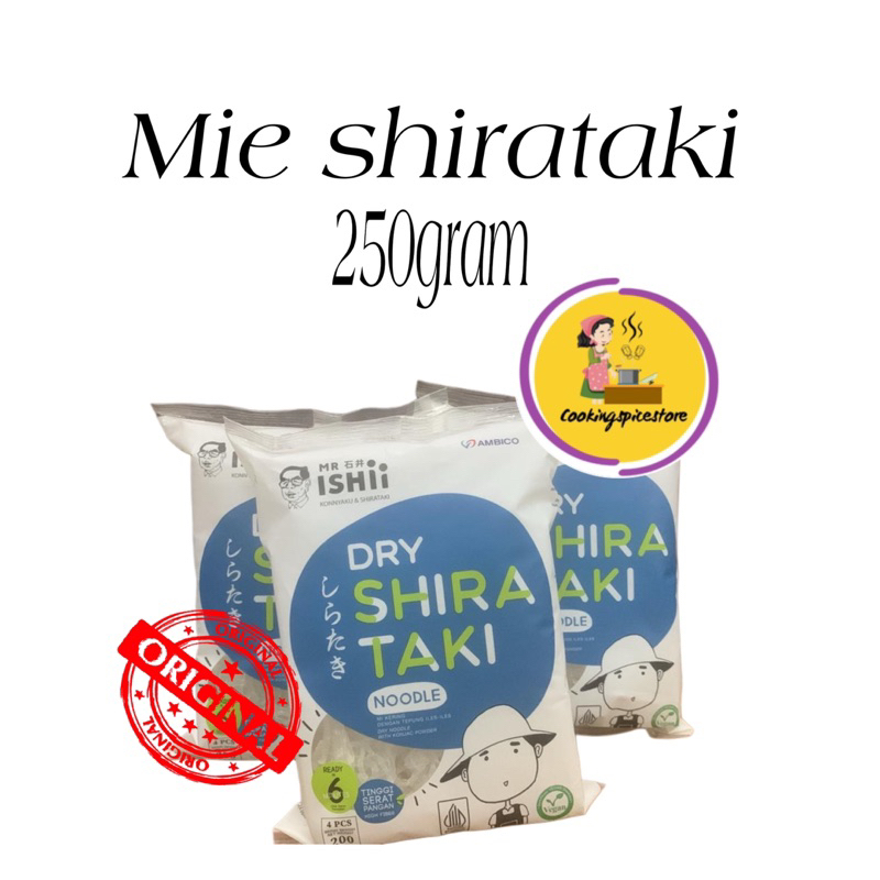 

Dry Shirataki Mie Shirataki kering 250 gram