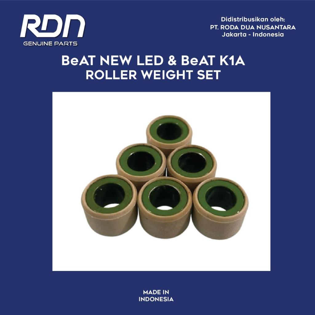 Roller Weight Set Honda BeAT New LED K1A, Scoopy FI New Original RDN