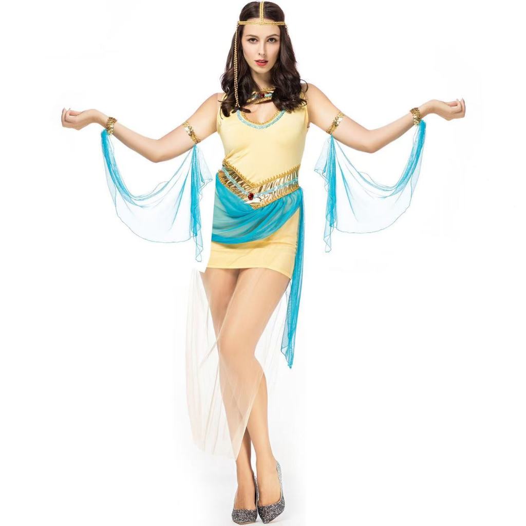 Halloween costume for ancient Greek court, sexy Egyptian goddess cosplay, queen dowager, Halloween c