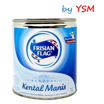 

SUSU KALENG BENDERA PUTIH/SUSU KENTAL MANIS BENDERA 370 GRAM/FRISIAN FLAG 370 GRAM