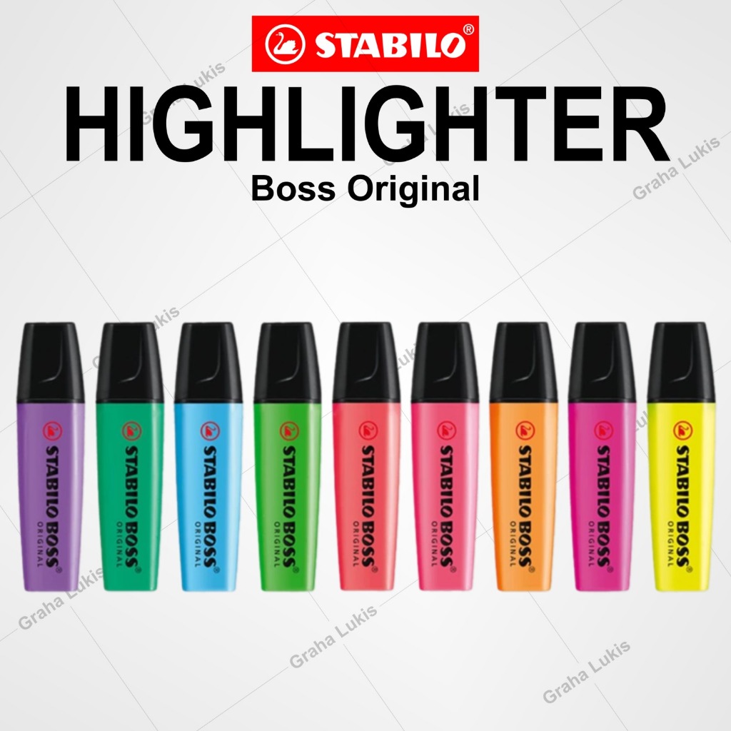 

STABILO BOSS ORIGINAL HIGHLIGHTER