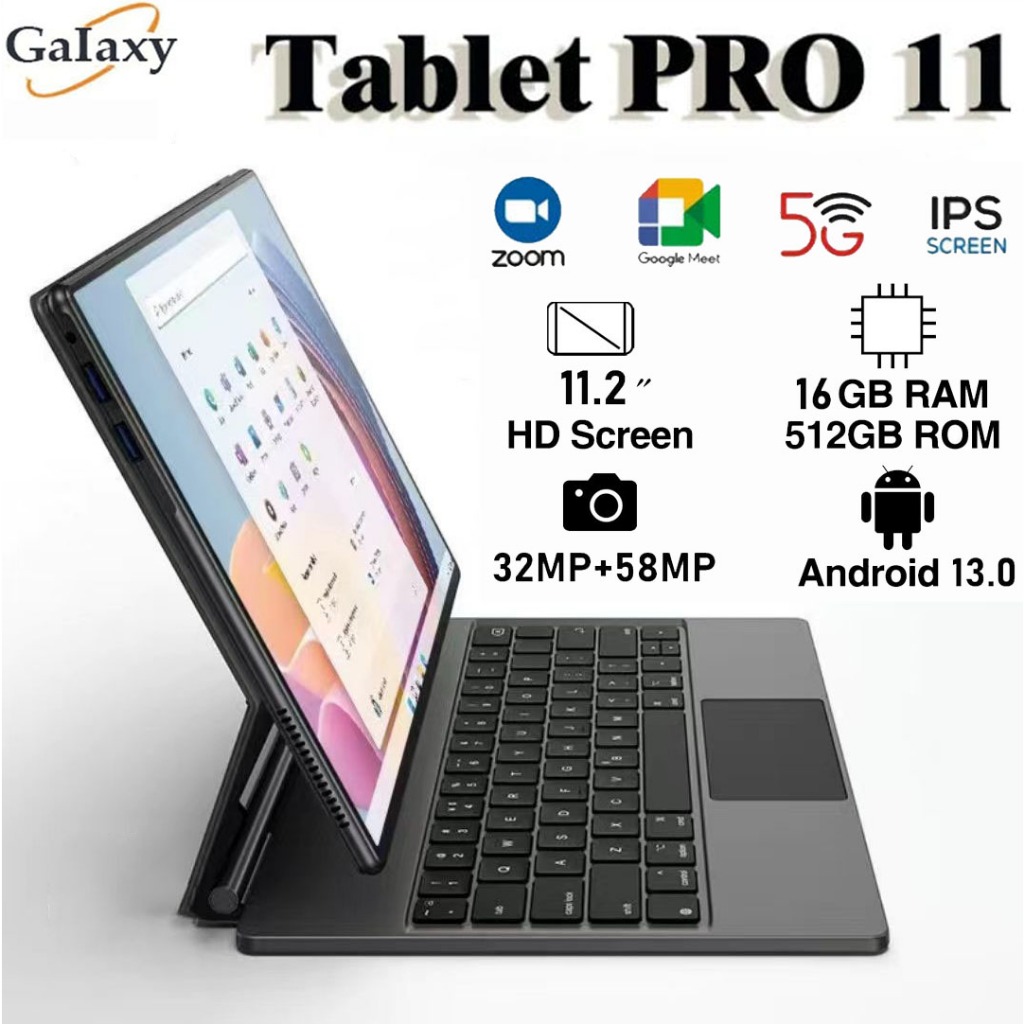 [Bisa COD] Tablet baru 11.2inch【16GB+512GB】Galaxy tab Pro11 untuk pembelajaran dan hiburan kantor ul