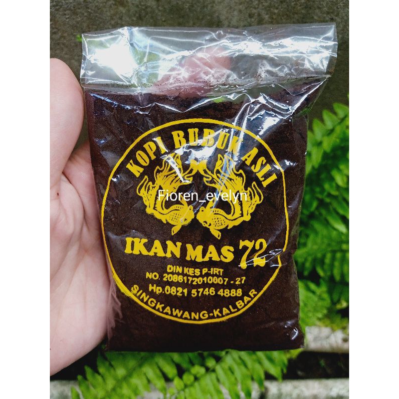 

kopi Bubuk Ikan mas 100gram kopi Bubuk 100gram