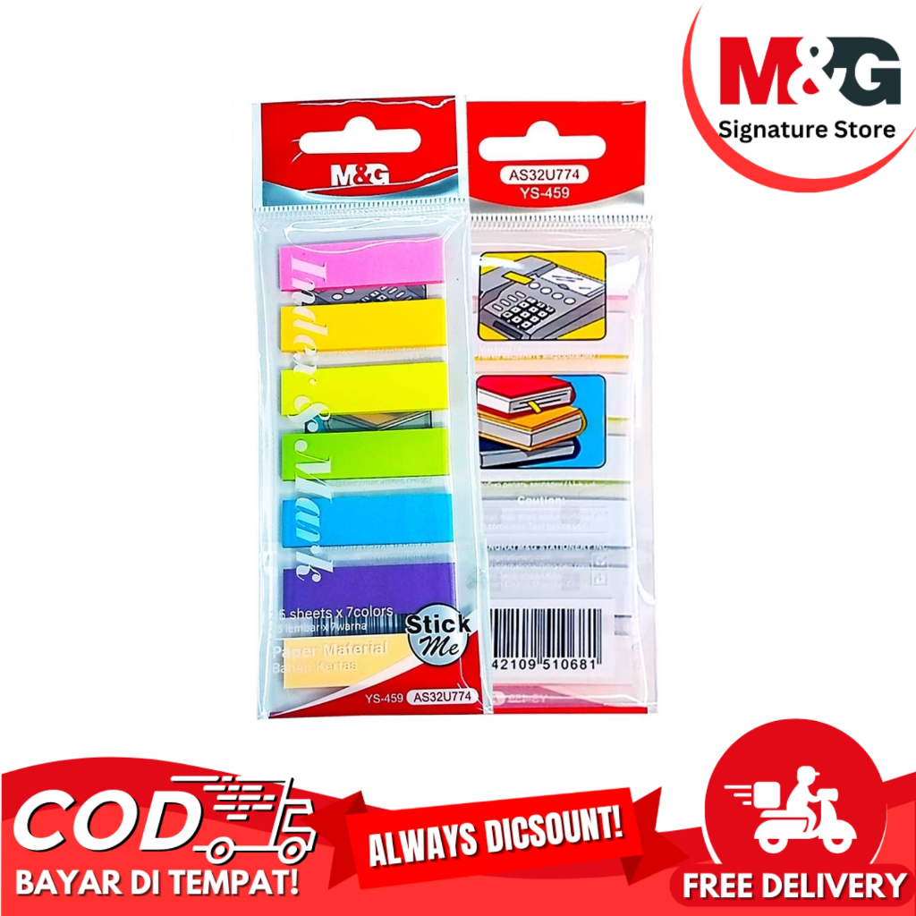

Pembatas Kertas M&G Index 7 Warna 25 Lembar Per Warna M&G YS-459 #AS32U774