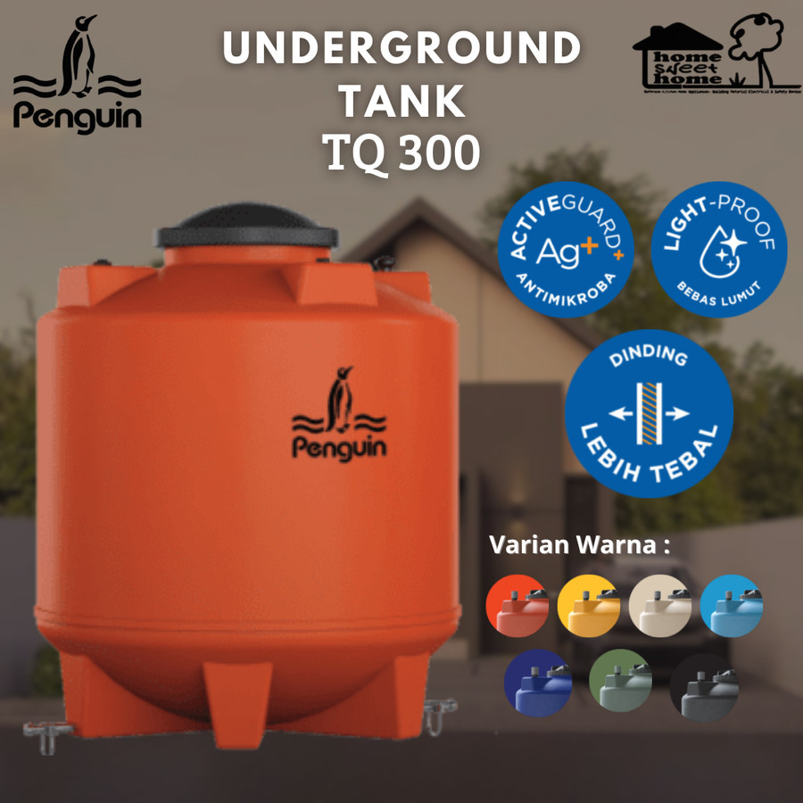 Penguin Tangki Air TQ 300 Kapasitas 3000 Liter Underground Tank