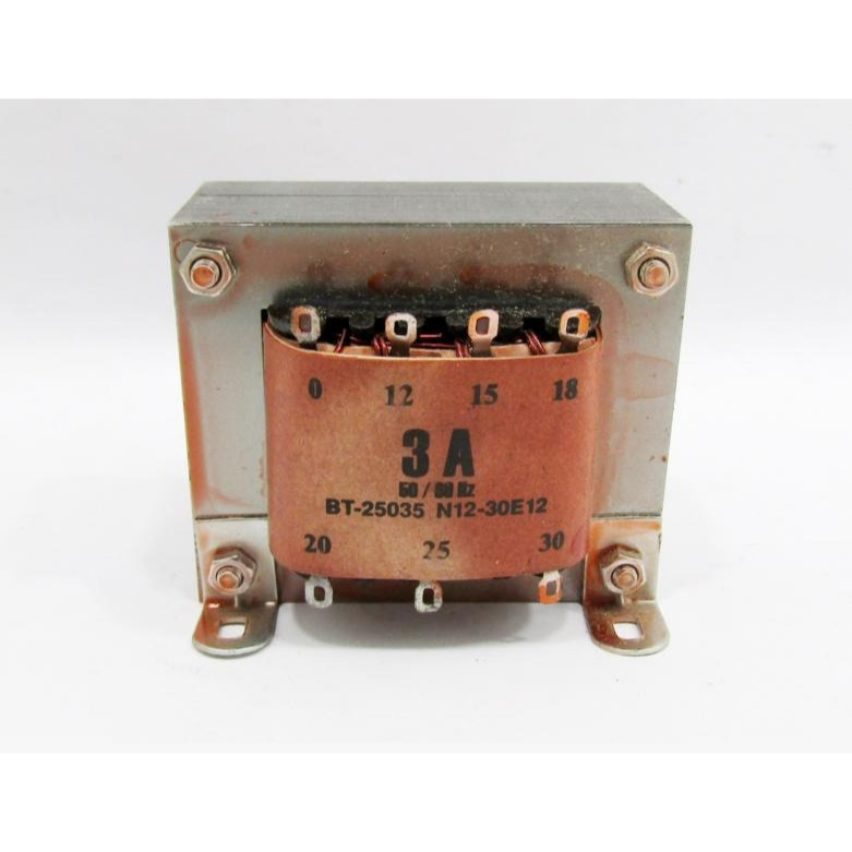 Trafo travo 3A ampere 0 - 30V non CT engkel Big murni tembaga