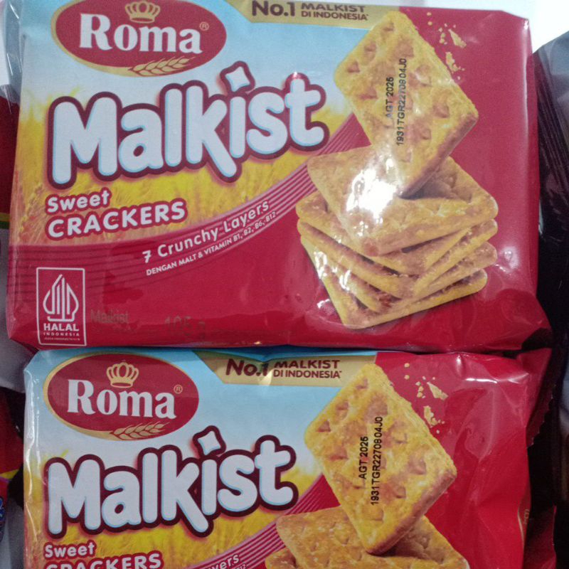 

Biskuit Roma Malkist Crackers