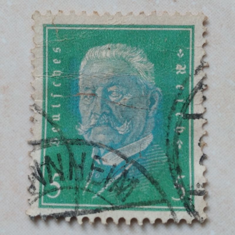 

Prangko Perangko Kuno Tua Jerman 1928 Paul von Hindenburg - YN1877