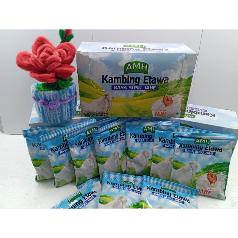 

Susu Kambing Etawa AMH isi @10 sachet Susu Kambing Tidak Bau Prengus baik untuk penderita asma kepadatan tulang