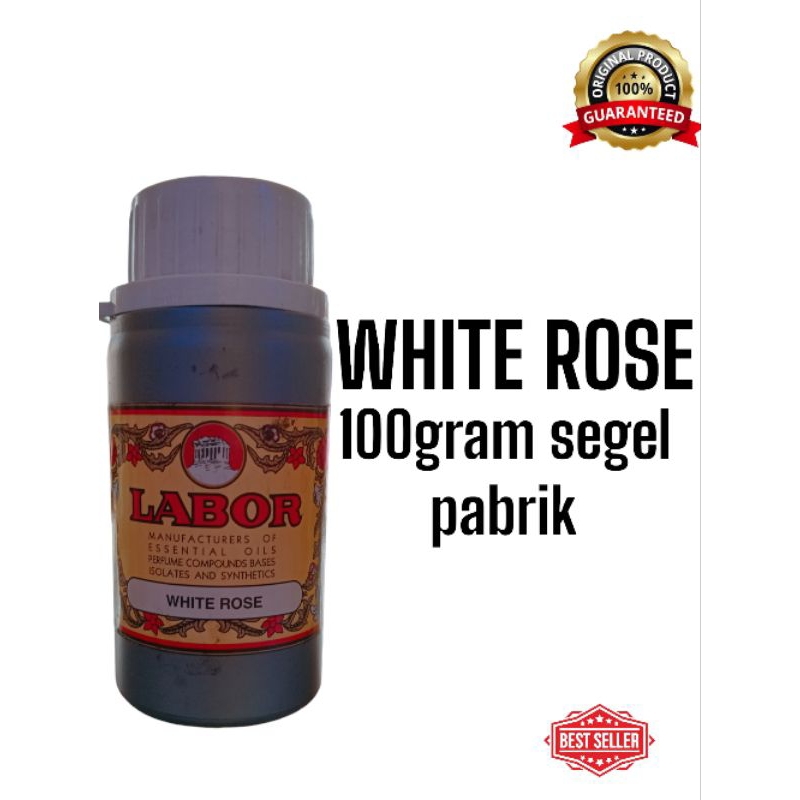 Bibit/Biang parfum WHITE ROSE Produk LABOR 100gram Segel pabrik