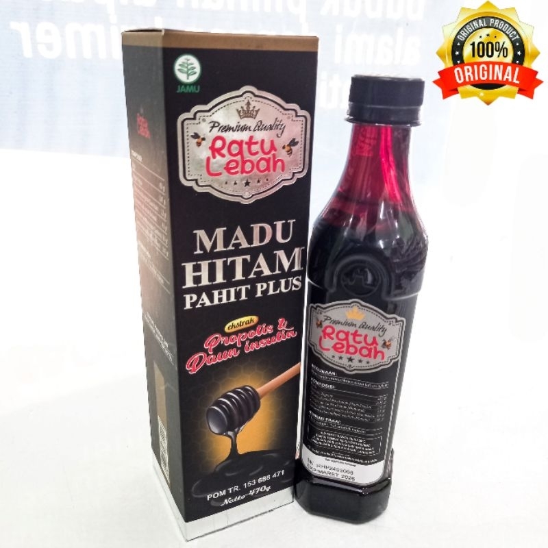 

MADU HITAM PAHIT PROPOLIS ( Original ) 470 gr Ratu Lebah