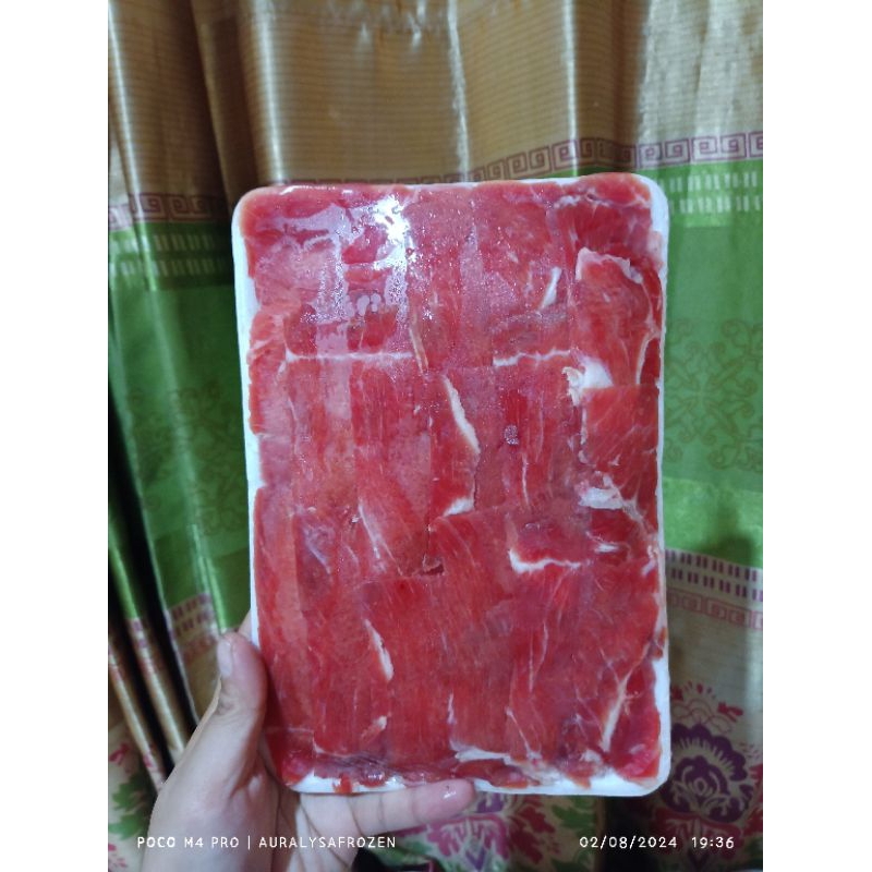 

beef slice lemak sedikit ekonomis 500gr