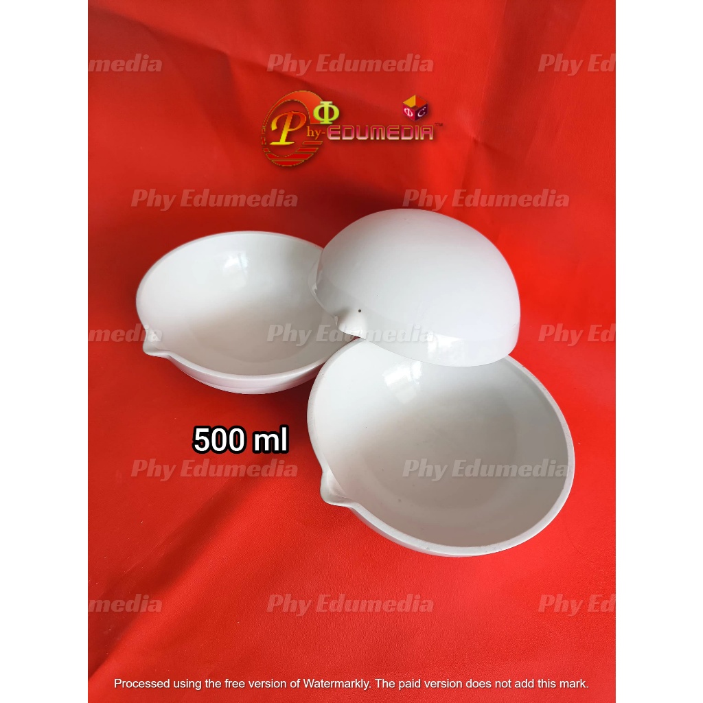 Cawan Uap 500ml / Cawan Penguap 500ml / Cawan Porselen / Cawan Porselin 500ml