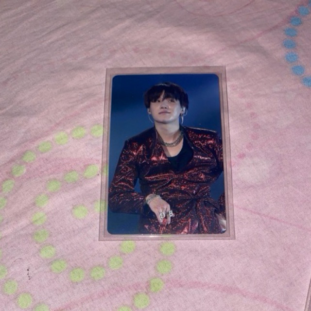 Photocard dvd suga love yourself in seoul
