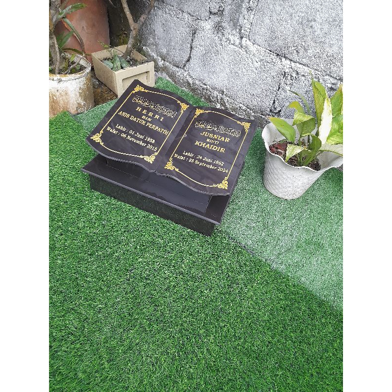 BATU NISAN MODEL BUKU/BATU NISAN  20X30