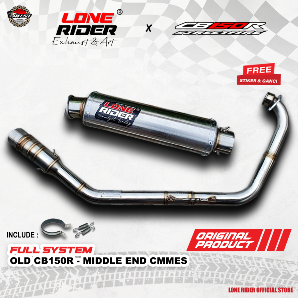 ORIGINAL LONE RIDER Middle End Old CB150R - Knalpot Racing Lone Rider Old CB150R