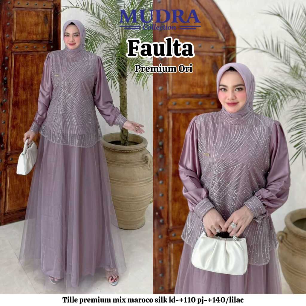 Gamis Mudra Collection / Gamis Terbaru / Gamis Wanita / Gamis Premium / Clausi Premium / Karamoi / T