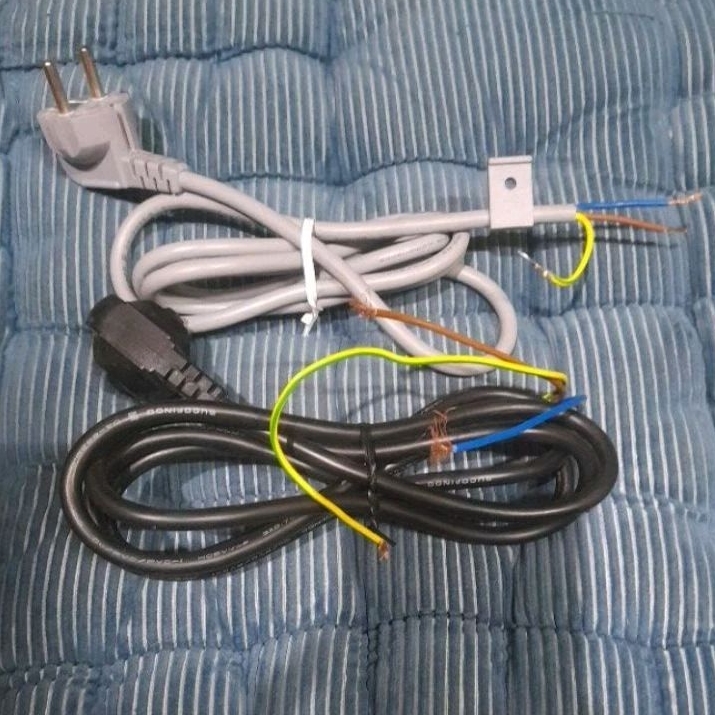 Kabel colokan  mesin cuci multifungsi / kabel buntung kulkas SNI