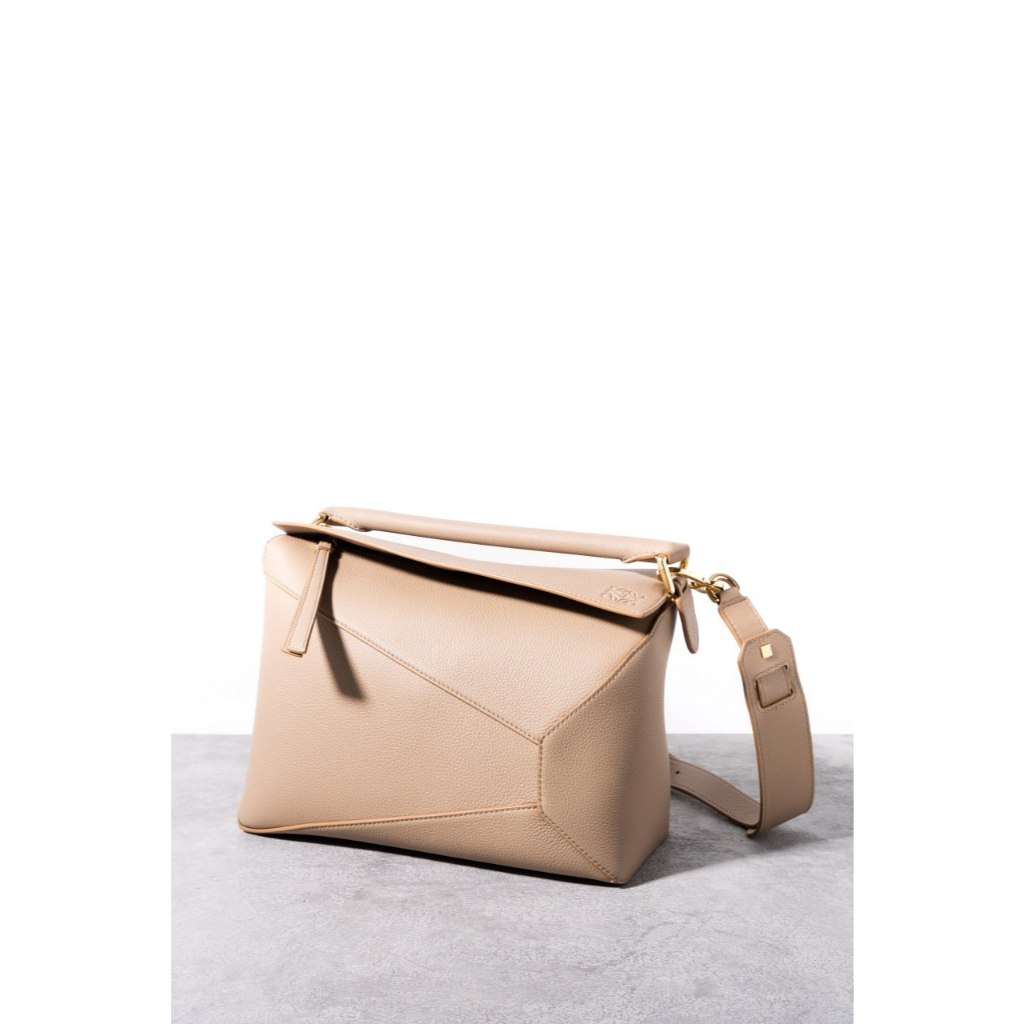 LOEWE Puzzle medium edge bag soft grained calfskin