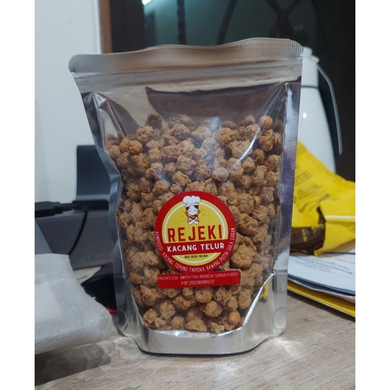 

Rejeki Kacang Telur Nikmat 200gr - Kacang Telur Renyah dan Gurih