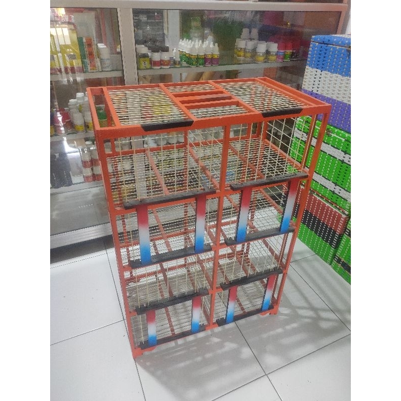 kandang dondang sangkar gabur lepasan fiber car duco burung merpati dara pintu 8 pasang kokoh kuat